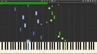 Ludwig van Beethoven  6 Ecossaises WoO 83 Synthesia piano tutorial [upl. by Ylrehs]