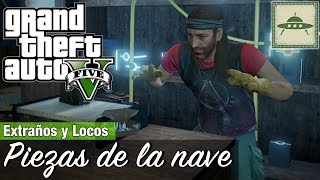 GTA 5  Todas las piezas de la nave espacial LogroTrofeo Mas allá de las estrellas [upl. by Naanac]