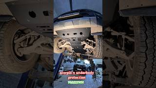 scorpio n underbody protectionHybridCustoms 9988229191 youtubeshorts viralvideo trading [upl. by Aetnahs]