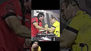 Strongest hook ever vs No Limits  Denis Cyplenkov vs Devon Larratt armwrestlingshorts viral [upl. by Dnalel]