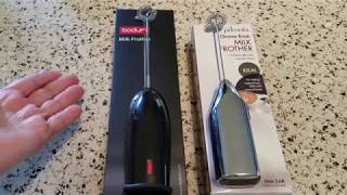 Milk Frother Comparison Bodum vs Primula [upl. by Alwyn]