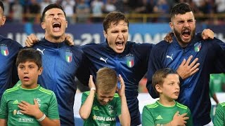 Italy National Anthem Football Emotions [upl. by Nangem]