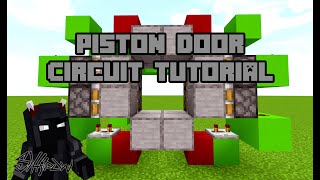 Minecraft Bedrock Hidden Piston DoorJeb Door 1x1 1x2 amp 2x2 Tutorial Windows10MCPEXboxSwitch [upl. by Hultgren]