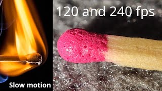 Matchstick slowmotion [upl. by Magavern931]