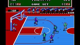 NES Double Dribble  Scored Over 200 PTS with Chicago vs Boston Hardest Setting  10 Min Quarters [upl. by Ahseuqram]