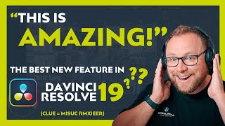 AMAZING NEW FEATURE in DaVinci Resolve 19  Music Remixer [upl. by Keyte]