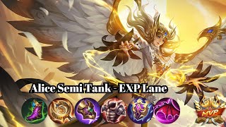 Alice Gameplay  Mobile Legends Indonesia [upl. by Naasah]