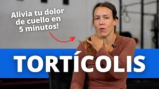 Técnica para aliviar tu dolor de cuello en 5 minutos  Para Tortícolis y dolor de cuello [upl. by Alyk]