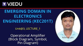 U3L1Operational Amplifier Introduction  Electronics Engineering KEC201T Hindi [upl. by Tressa]