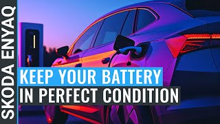 Battery in the Skoda ENYAQ charging tips and the answer to whether fast charging is harmful [upl. by Shermie]