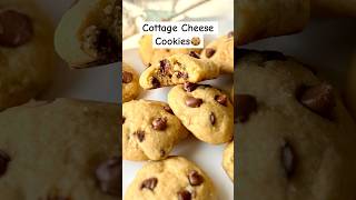 Cottage Cheese Chocolate Chip Cookies cottagecheeserecipes cottagecheese healthycookies healthy [upl. by Biondo356]