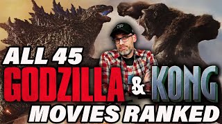 Every Godzilla amp Kong Movie Ranked [upl. by Odawa]