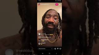 Boskoe100 Babymoma Started Trippin while on IG Live 12121 🤣 Original Video [upl. by Winthrop]