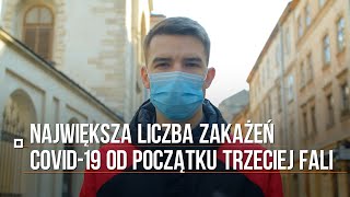 Koronawirus w Polsce MZ podało największą liczbę zakażeń COVID19 od początku trzeciej fali [upl. by Rusert]