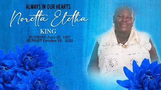 Celebrating the Life of Noretta King [upl. by Maxie26]