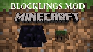 Minecraft Mod รีวิว  Mod บล็อกน่ารัก  Blocklings Mod [upl. by Ardnasac235]