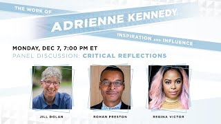 Critical Reflections  Adrienne Kennedy Panel Discussion [upl. by Yolane]