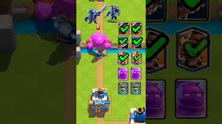 Clash Royale PEKKA Vs Mini PEKKA⚔️🤺 clashroyale cr gaming shorts [upl. by Cohin]