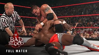 FULL MATCH Randy Orton vs Shelton Benjamin – Intercontinental Title Match WWE Bad Blood 2004 [upl. by Terchie10]