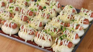 MINI SAUSAGE BREAD RECIPE [upl. by Eyma408]