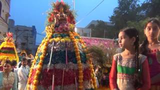 Bathukamma Festival Celebrations KukatpallyHYD [upl. by Ecadnac]