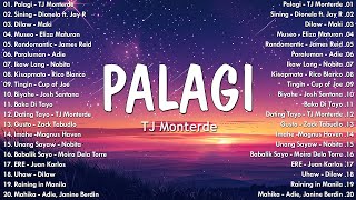 PALAGI  TJ Monterde 💗 Best OPM Tagalog Love Songs With Lyrics 2024 Playlist 💗 OPM Trending 2024 [upl. by Alger790]