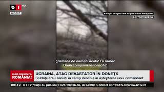 UCRAINA ATAC DEVASTATOR ÎN DONEȚKȘtiri B1TV21 febr 2024 [upl. by Nordek]