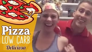 Pizza Low Carb Deliciosa Caro l Pimentel [upl. by Enerehs390]