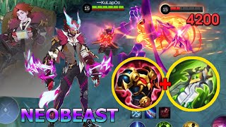 Dyrroth New Damage  Tank Build 2024  Mobile Legends [upl. by Awjan747]