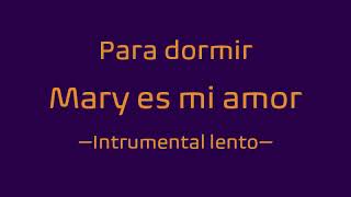 Leo Dan  Mary es mi Amor  Instrumental lento [upl. by Hildick]