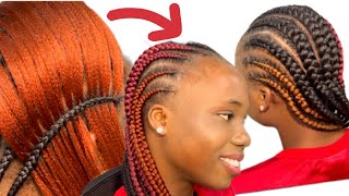 HOW TO 🔥FEEDIN CORNROWS WITH CROTCHET CANT FEEDIN TRY THIS [upl. by Yesnel961]