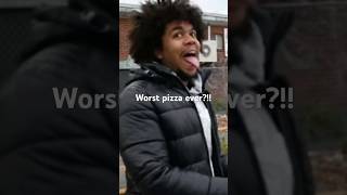 WORST PIZZA EVER food foodie drill pizza foodreview reviews pizzareview barstoolpizza [upl. by Eremehc531]