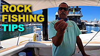 Rock Fishing Tips  SoCal Fishing Gear Technique Tips [upl. by Assenna]