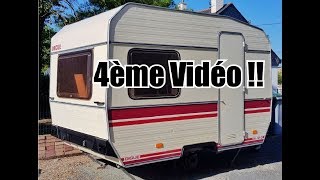 Timelapse Restauration Caravane DIGUE 4ème Partie  Peinture extérieur Coffres Placard [upl. by Amieva3]