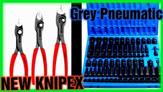 New Knipex Twin grip pliers Grey Pneumatic master 38 Impact set jdtvco [upl. by Yoccm]