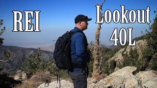 REI Lookout 40 Backpack  First Impressions [upl. by Obellia]