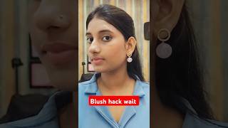 Blush hack with lipstick  pink blush hack  shorts viral youtubeshorts makeup trending hack [upl. by Bullard]