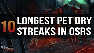 10 of the Longest Pet Dry Streaks in OSRS History [upl. by Kelcy677]