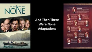 And Then There Were None Adaptations [upl. by Adon]