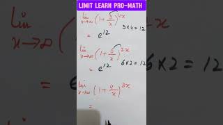 Limits learn proMath Math Class 12th mathsolutions maths limit calculus mathstricks [upl. by Ahseinod426]