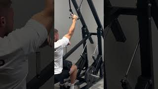 Front Lat Pull Down With Rotating Handles gymequipment fitnessmachine bodybuilding backworkout [upl. by Enomis557]