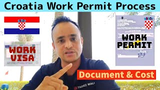 Croatia Work Permit Process 2023  Croatia Work Visa for Indian  Cost Document Apostille amp PCC [upl. by Alisa]