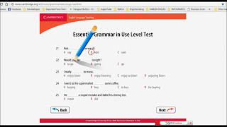 Examen de ingles basico elemental  Test de nivel GRAMATICA [upl. by Suiravat]