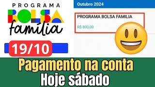 💥 BOLSA FAMÍLIA NA CONTA HOJE PARA VÁRIOS BENEFICIÁRIOS [upl. by Edieh312]