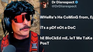 DrDisRespect MOCKS After Stream Announcement [upl. by Kenward]