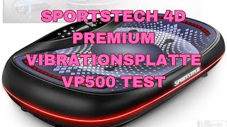 Sportstech 4D Premium Vibrationsplatte VP500 Test [upl. by Gae]