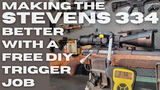 Making the Stevens 334 Better With a free DIY trigger job [upl. by Alaham469]