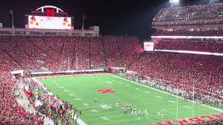 Dante Dowdell Long Run Nebraska Husker Football 91424 vs Northern Iowa [upl. by Drhacir]