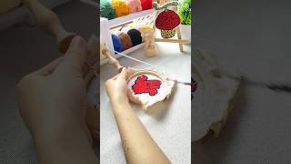 Punch Needle crafts coasters ncaafootball [upl. by Aneehsar106]