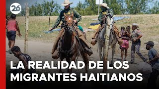 Migrantes haitianos relataron su realidad en EEUU [upl. by Ross]